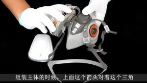 8-in-1 6200 Gas Dust Mask Protection Toxic Vapor Filter Respirator whit Goggles Half Mask 3m 防毒面具套装