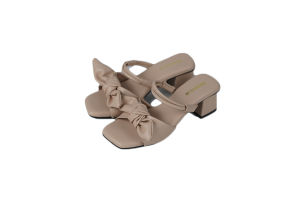 [BONUS MASKER] Specta Sandal Heel Wanita Terbaru BP 0612 Cream Sentra Grosir Bandung