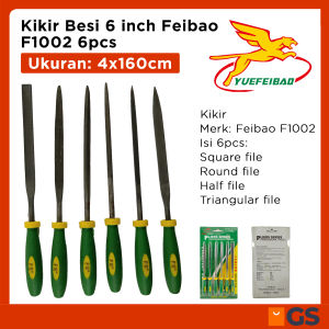 Kikir Besi 6 inch Feibao F1002 6pcs