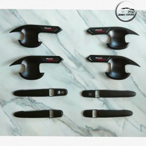 Paket Outer Cover Door Handle Pegangan Pintu Mobil All New Rush 2018 - 2021 Hitam
