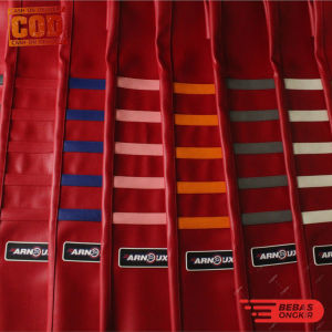 Cover Bungkus Kulit Jok ARNOUX KLX DTracker CRF 150 WR 155 RED SERIES