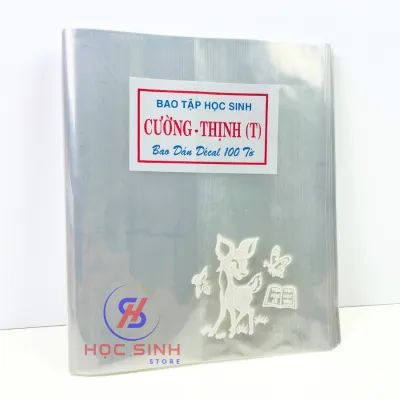 Xấp 50 Cái Bao Tập Có Keo Cường Thịnh Có Nai Loại Tốt Dày Bao Vở Cường Thịnh