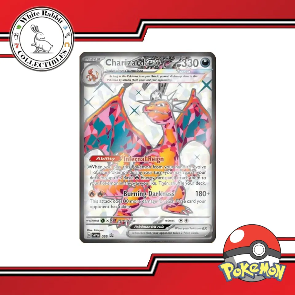 Pokemon Card Charizard ex - 056 - SV: Scarlet & Violet Promo Cards (SVP)  New Ex + Holos Card Family Educational Game Card Unisex Collection Card -  Lazada | Lazada PH