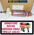 ARMATURE ROTOR SPAREPART MESIN GERINDA ENKA TIPE LY 100-03 ROTOR ANGKER GERINDA ENKA TIPE LY 100-03. 