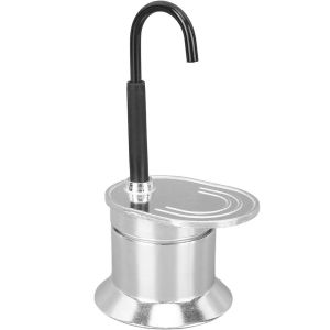 ZYJC MALL Aluminum Alloy Single Tube Moka Pot Portable Space Saving Italian Coffee Machine Great Stovetop 1 Cup Coffee Pot Stovetop