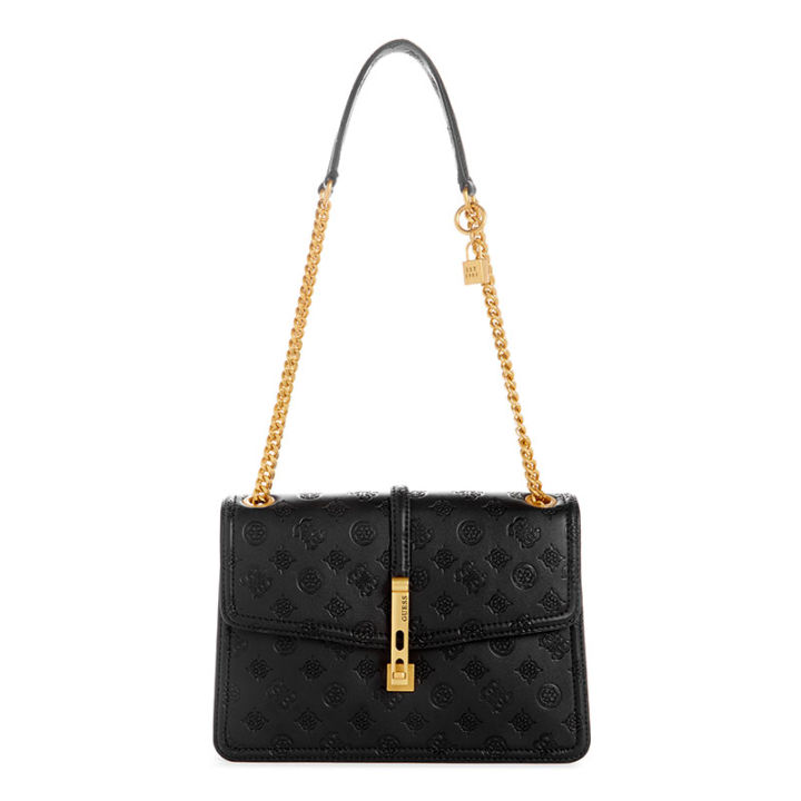 JAMES LOGO CONVERTIBLE CROSSBODY FLAP TAS GUESS ORIGINAL WANITA