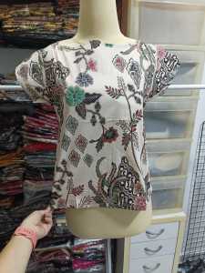 BOAT NECK BLOUSES / BATIK BLOUSE