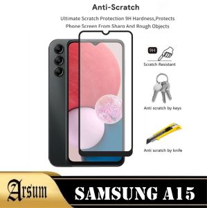 Tempered Glass Layar SAMSUNG A15 5G pelindung Layar Depan Smartphone