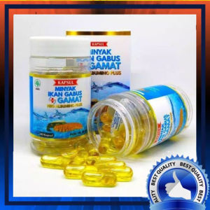 Neo Albumino Plus Gamat Emas | Kapsul Minyak Ikan Gabus plus Minyak Gamat Gold g ( Izin POM ) - Suplemen Kesehatan