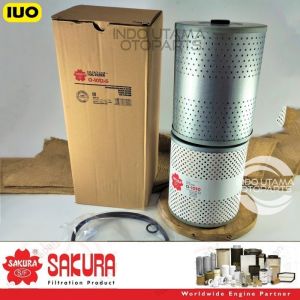 Filter Oli Fuso 6D22 6D40-T 8DC9 8DC11 8M2 10DC SAKURA O-1012S