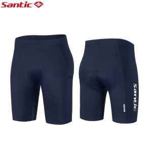 Santic Men Cycling Shorts Shockproof 6 Hours Riding Padded Breathable Reflective Bike Short Pant
