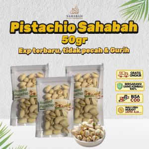 Kacang Pistachio Fustuk 125gr Premium Panggang Renyah Pistacio Oleh Oleh Haji Umroh Cemilan Sehat