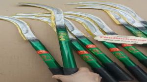 Liềm phát cỏ giật cành cán dài phát quang bụi rậm lưỡi thép sắc bén
