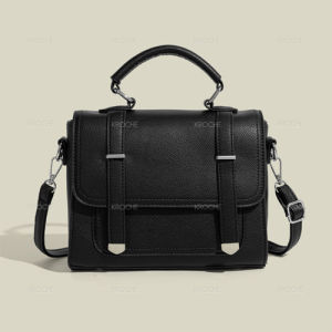 Kroche - Vera Tas Selempang Kulit Pu Elegan Satchel Bag Klasik