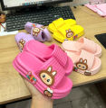 MUA 1 TẶNG 1 Dép bánh mì hình Labubu cho bé gái hình bên hông siêu dễ thương đế cao 4 phân siêu nhẹ siêu mềm. 