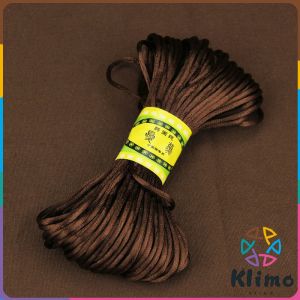 KLIMO 2.5mm Width Polyester Braided Long Rope DIY Chinese Knot Weaving 20m/bundle