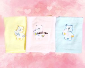 Handuk bayi ivory bordir murah Handuk Bayi 60x110 cm Handuk Motif Baby Lembut WARNA RANDOM