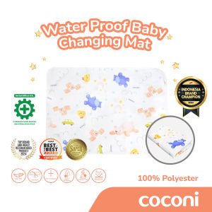 COCONI Waterproof Changing Pad | Perlak Bayi Anti Bocor Anti Bakterial Premium Quality