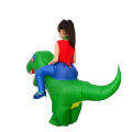 Lolanta เด็กทารก Inflatable ไดโนเสาร์ T-REX เครื่องแต่งกายเด็กวัยหัดเดินวันฮาโลวีนชุดของขวัญ Up เด็กอนุบาล Garden ชุดเชียร์ลีดเดอร์. 