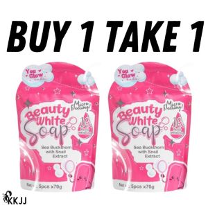 [BUY 1 TAKE 1]ZX HOMES You Glow Babe Beauty White Soap 5pcs Per Pack 70g 10x Whitening Micro Peeling【Spot +24hours delivery】