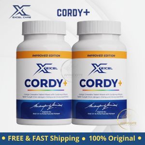 [Bundle] 2x Excel Care CORDY+ (100% Original HQ) Orange Chewable Tablet Inspired by Dato Dr Hj Mohd Fadzilah Kamsah