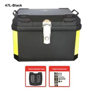 INEXTIN 47 lít Cốp xe máy Chống nước 36 lít Túi đuôi xe máy Rộng rãi Kích thước lớn Phụ kiện xe đạp Sử dụng xe máy