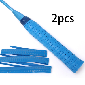 2pcs Thickened Non-slip Badminton Grip Tape Tennis Overgrip Sweatbelt Fishing Rod Handle Wrap Tape