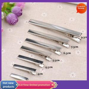 Graceful 50PCS Fashion Flat Metal Hair Clips Prong Flat Hair Clips Metal Hairpin