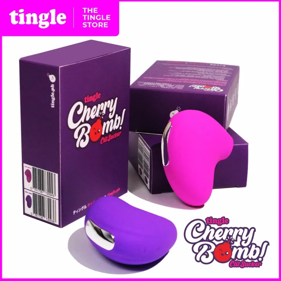 tingle.ph | CHERRY BOMB CLIT SUCKER | discreet packaging vibrator egg women adult  sex toy | Lazada PH