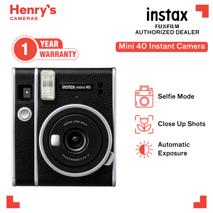 FUJIFILM INSTAX MINI 40 INSTANT CAMERA FILM CAMERA HENRY'S CAMERAS