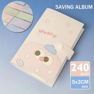Raih Tantangan Menabung dengan Album Foto 240 Slot Saving Album yang Lucu