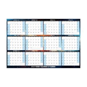 2025 Full Year to View Calendar Planner 2025 Erasable Wall Calendar Yearly Planner from Jan to Dec for Home Organizers