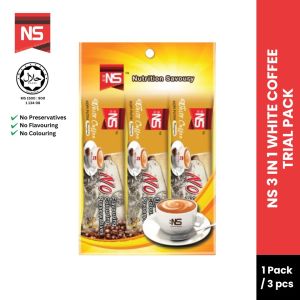 [ 1 PACK ] NS 3 in 1 White Coffee 30g - HALAL