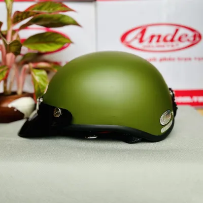 Mũ bảo hiểm nửa đầu Andes haly có lưỡi trai che nắng dành cho nam nữ đi xe máy chính hãng