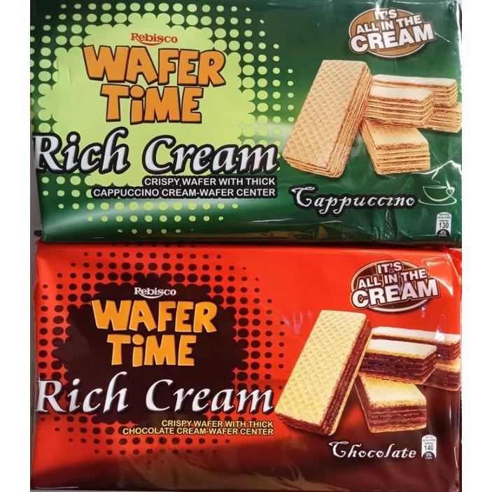 Rebisco Wafer Time Rich Cream Chocolate and Cappuccino flavor 10x27g ...