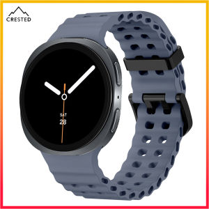 สายนาฬิกา Ocean Band สำหรับ Samsung Galaxy Watch 8 ขนาด 44mm 40mm สายซิลิโคนกีฬา สายรัดข้อมือสำหรับ Galaxy Watch 8 Classic 46mm สำหรับผู้หญิงผู้ชาย