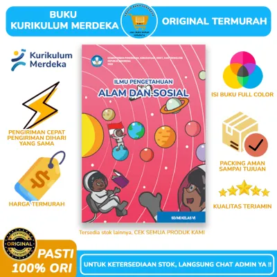 Buku IPAS Ilmu Pengetahuan Alam & Sosial kelas 6 SD - Buku Paket Siswa - Kurikulum Merdeka