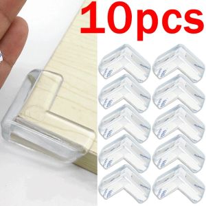 10Pcs Kids Baby Safety Table Corner Edge Protection Cover Transparent Silicone Desk Protector Guard Cushion Anti Collision