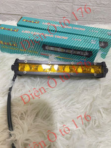 COMBO 5 đèn led thanh trợ sáng 1 hàng 18cm. Đèn led thanh đá còi Runlai 18W. Điện 12v và 24v