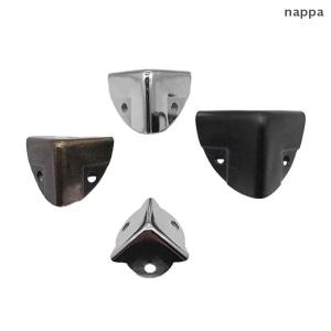 ✨[nappa] 4pcs sắt góc bảo vệ bảng góc cạnh bảo vệ Bìa đồ trang sức ngực hộp gỗ trường hợp trang trí chân chân kim loại góc