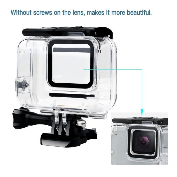 Waterproof Case Housing for Gopro Hero Silver White Underwater