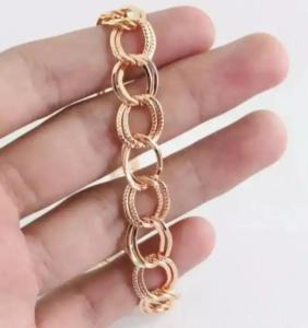 GELANG GOLD RANTAI GEPENG BOLONG XUPING AKSESORIS DEWASA TERBARU