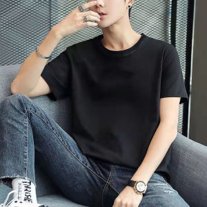 CC-30001 เสื้อยืดสำหรับผู้ชาย คอกกลม สีเรียบง่าย แขนสั้น สวมใส่ไปได้กับทุกโอกาส