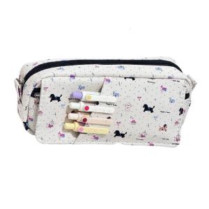 Puppy Pen Bag Lovely Elephant Pencil Organizers Large Capacity Pencil Case For Erasers Markers Scissors Storage