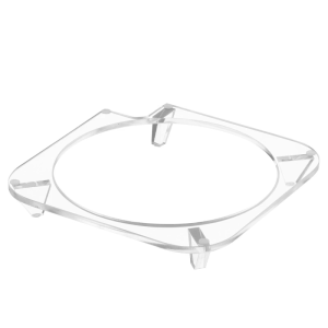 Acrylic Desktop Stand Dustproof Transparent Laptop Holder Cooling Heat Disspation Mount Holder for Mini 2024