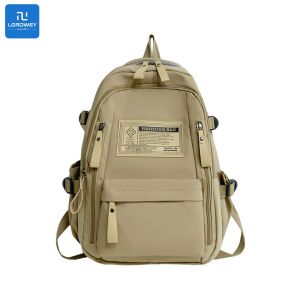 LORDWEYs New Large-capacity Backpack for Both Male and Female Students A Casual Travel Backpack