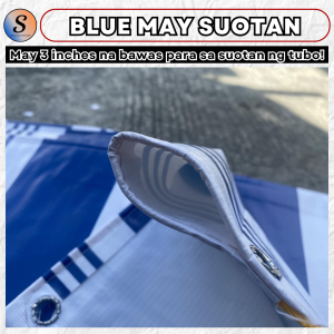 WITH ROPE 4x4 4x6 4x8 4x10 4x12 FEET ORIGINAL TRAPAL BRAND w/ ROPE  WATERPROOF LONA TOLDA TARPAULIN SARI SARI STORE FOOD TEMPORARY USE ONLY