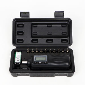 ANS-P-8 LCD Digital Torque Screwdriver 1/4" 1.6-8 N.m Screwdriver Professional Preset Torque Wrench Driver 10pcs Bits Set