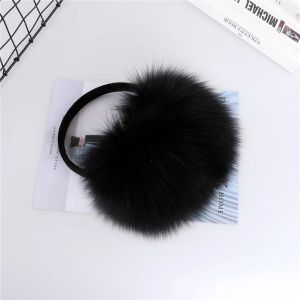 Full Piece 100% Real Fox Fur Womens Winter Earmuffs Ear Warmer Ear Protection Girls Ear Muffs Headwear2026