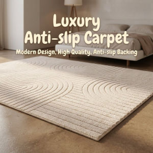 Minimalist Crystal Velvet Carpet Anti Slip Easy Clean Living Room Bedroom Coffee Table Nordic Decor